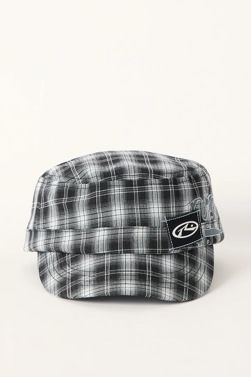 Rusty Screwdriver Castro Cap Black Check