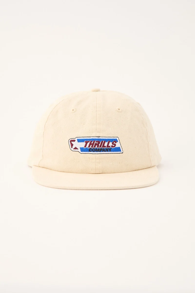 Thrills Starpowers 6 Panel Cap Unbleached