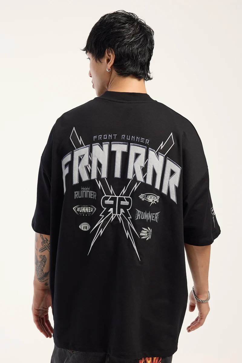 Front Runner Bolt Tee Black Monochrome
