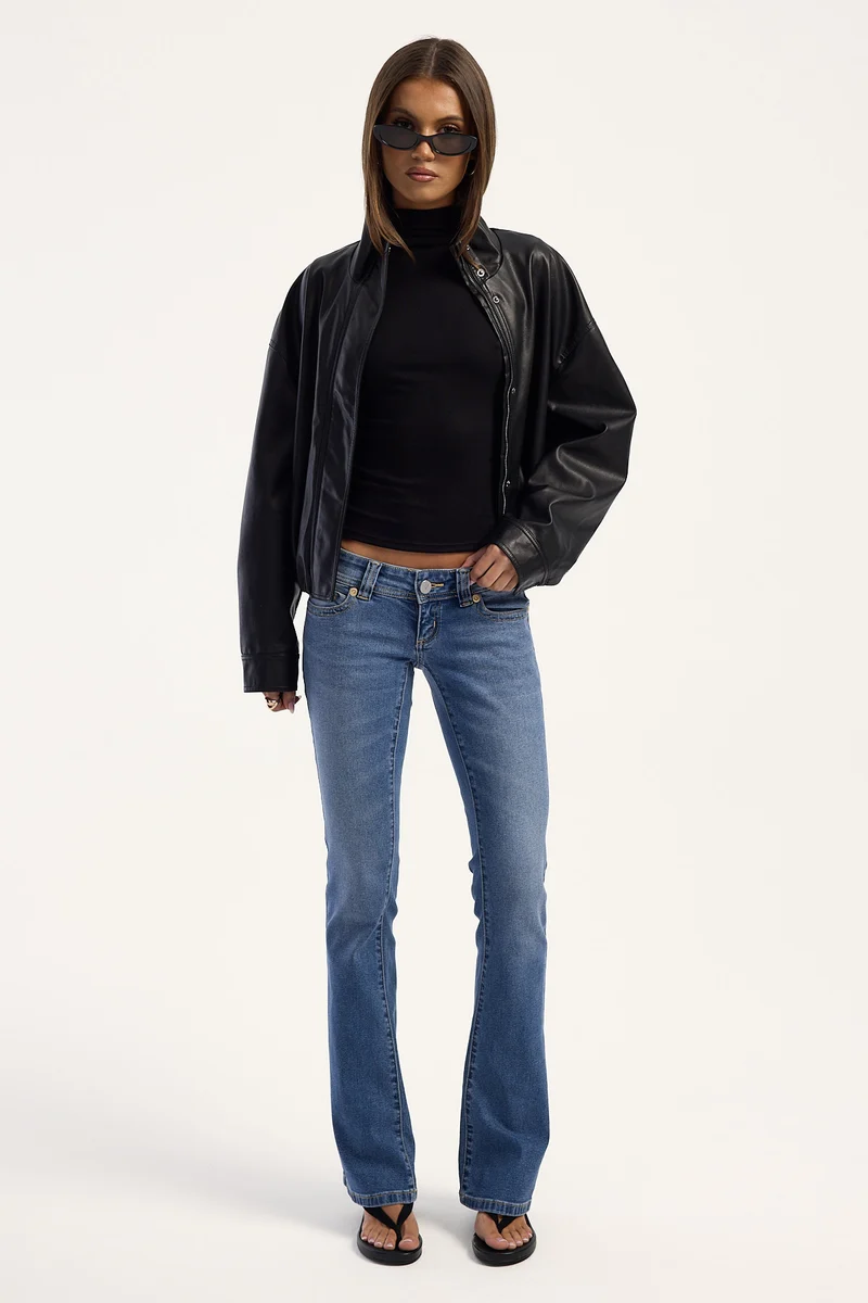 Abrand 00 Kick Super Low Tall Jean Nicola Blue