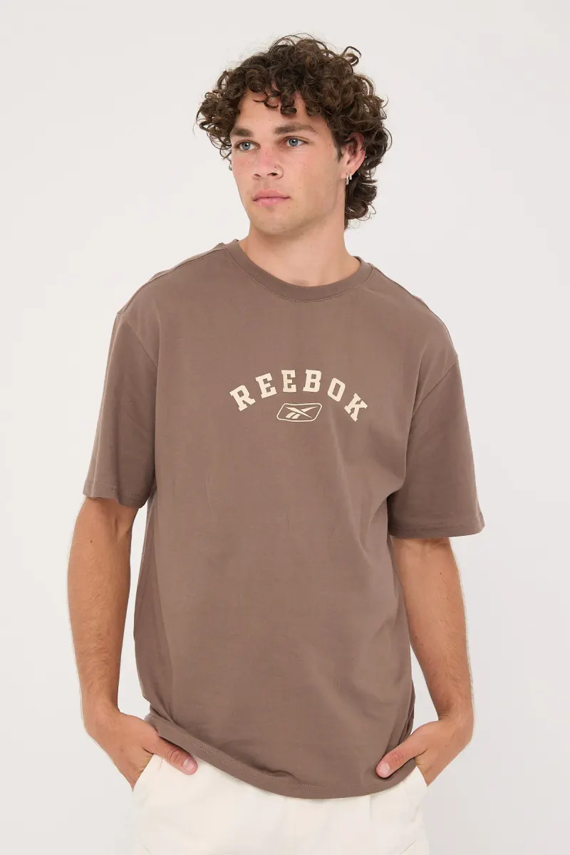 Reebok Reebok Classic Large Logo Tee Brown