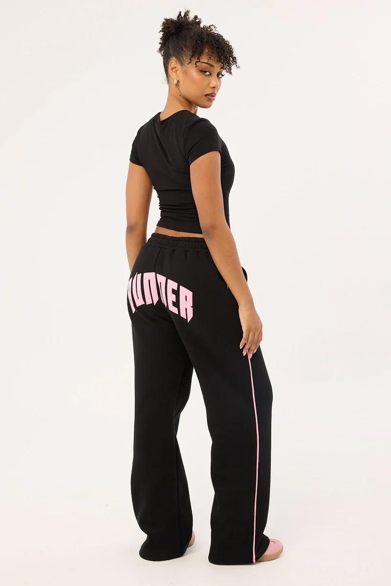 Front Runner FRNT RNR Wide Leg Sweat Pant Black