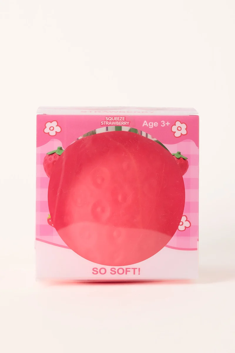 All Brands Toys Squishy Jumbo Strawberry Red