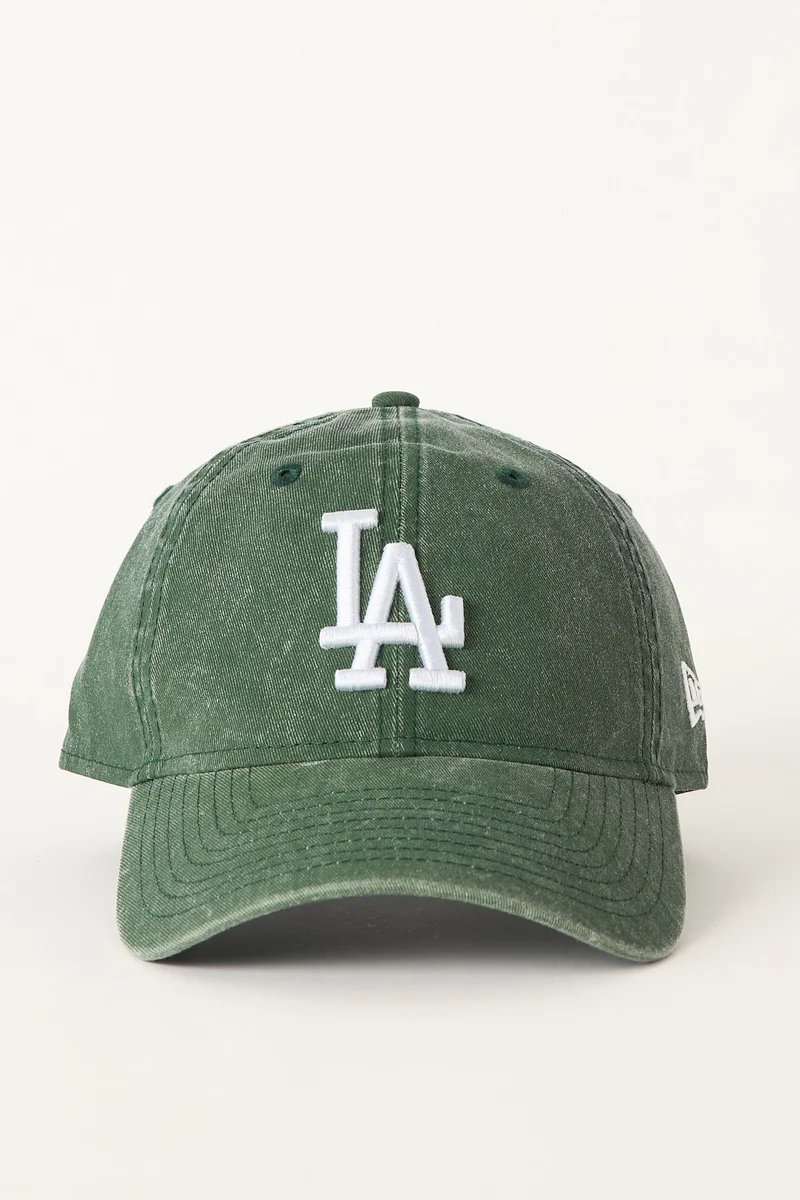 New Era 9Twenty Los Angeles Dodgers Cap Washed Cilantro Green