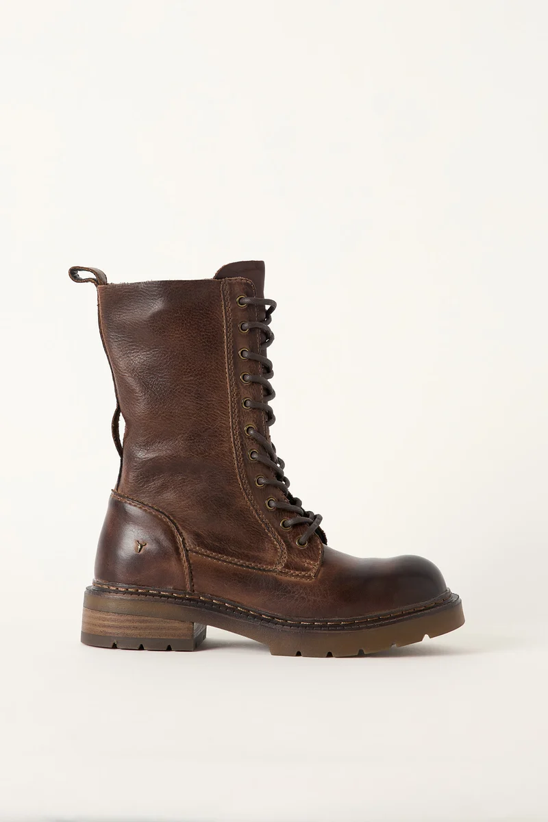 Windsor Smith Womens Independent Boot Smoke Stone