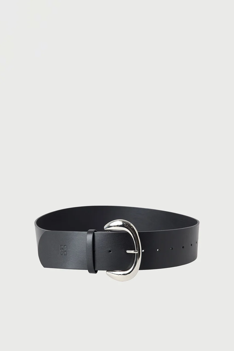Perfect Stranger Hazel Wide Belt Black