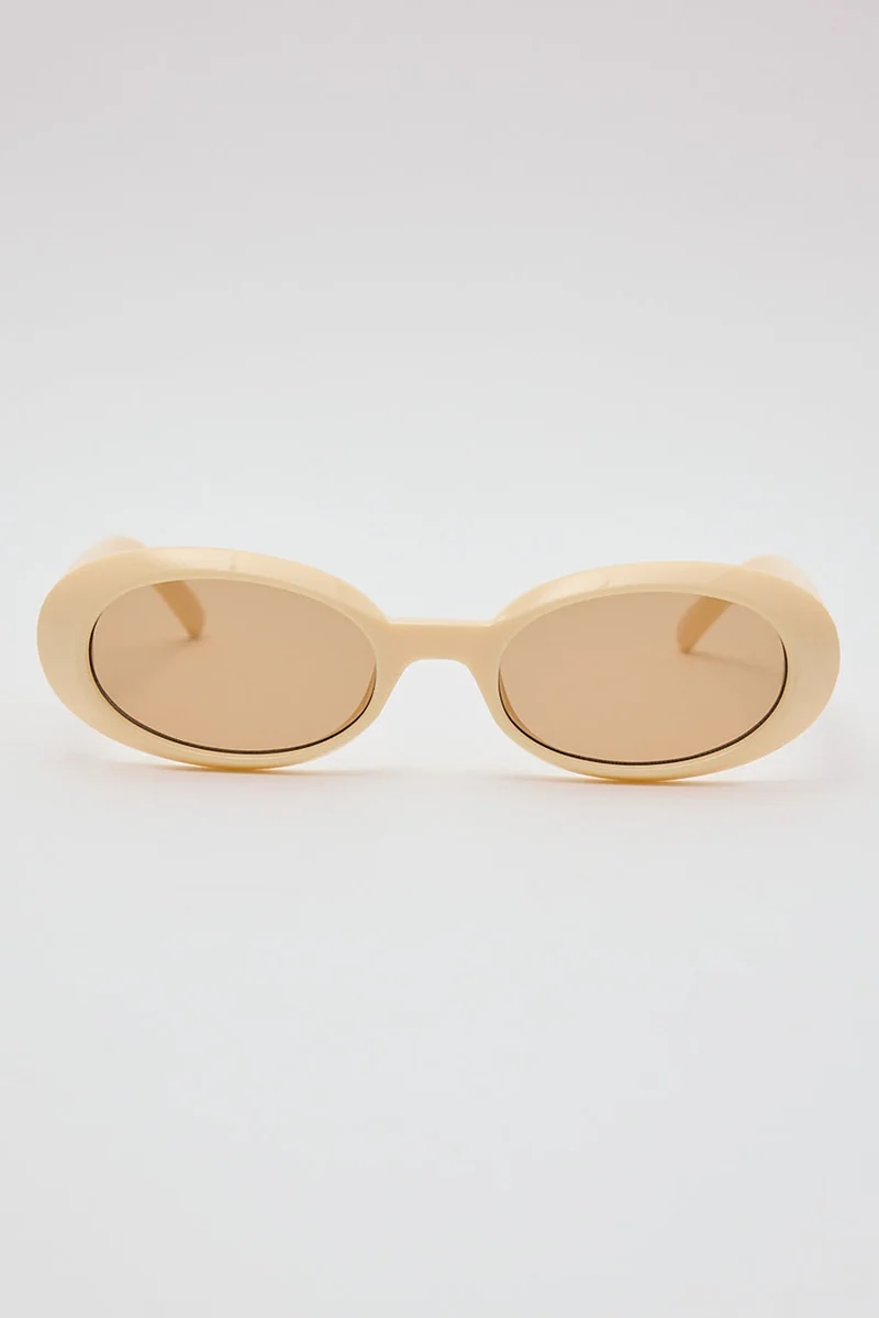 Le Specs Work It! Ivory/Tan Tint