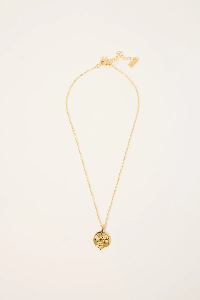 Perfect Stranger Owen Pendent Necklace 18K Gold Plated