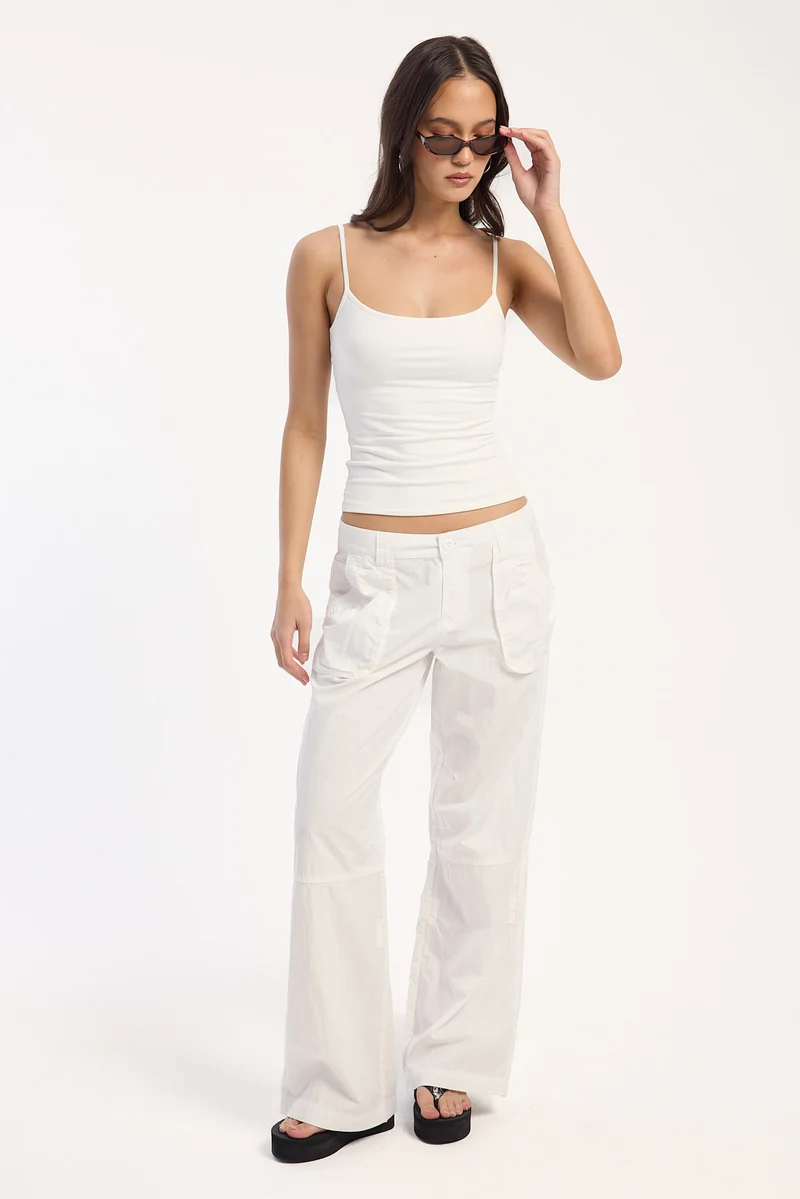 Worship Tension Utility Pant White