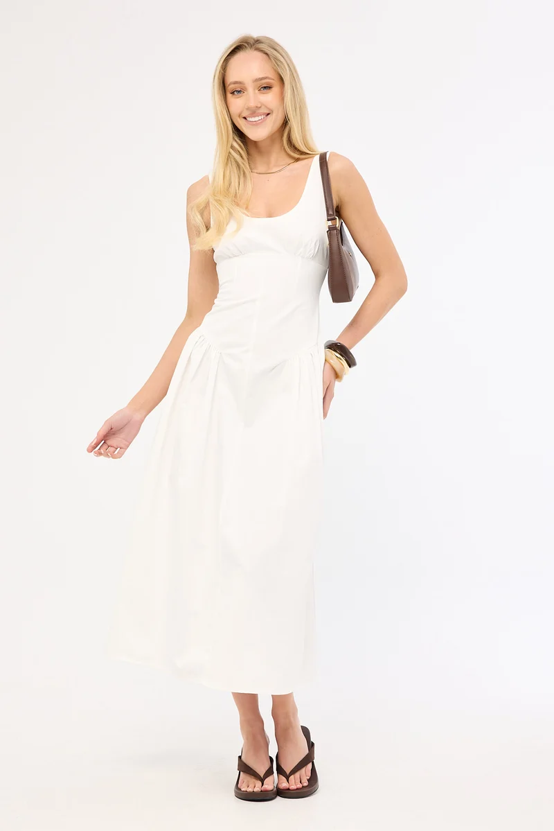 Lioness Luna Rosa Maxi Dress Porcelain