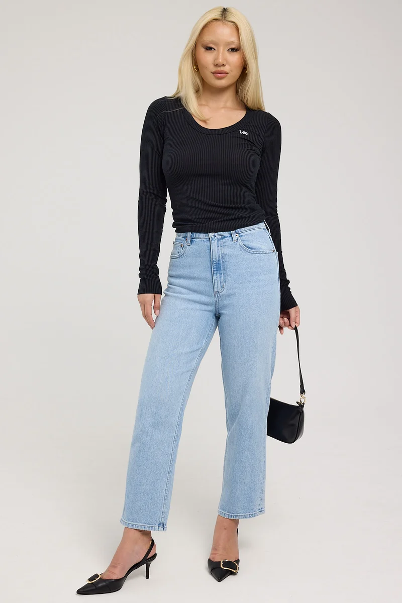 Lee High Straight Crop Astra Fade