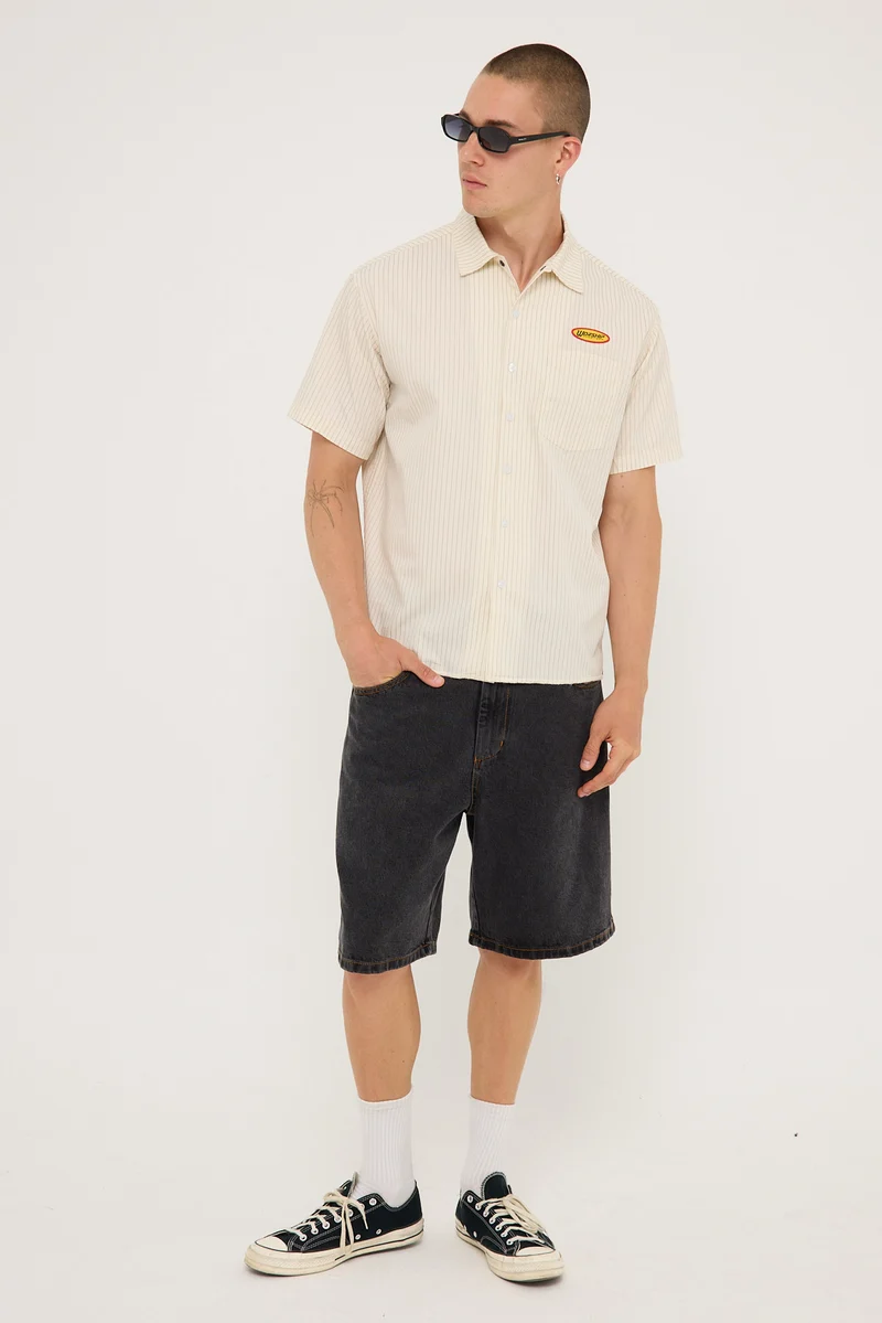 Worship Bistro Short Sleeve Shirt Bone