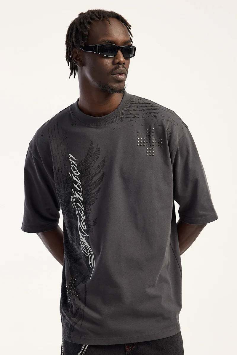 Neovision Exhile Street Super Heavy Tee Washed Black