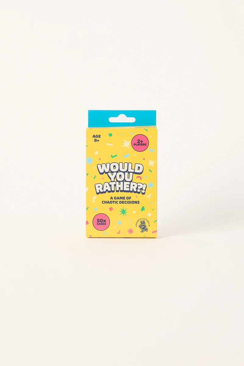 William Valentine Would You Rather? Mini Card Game Multi