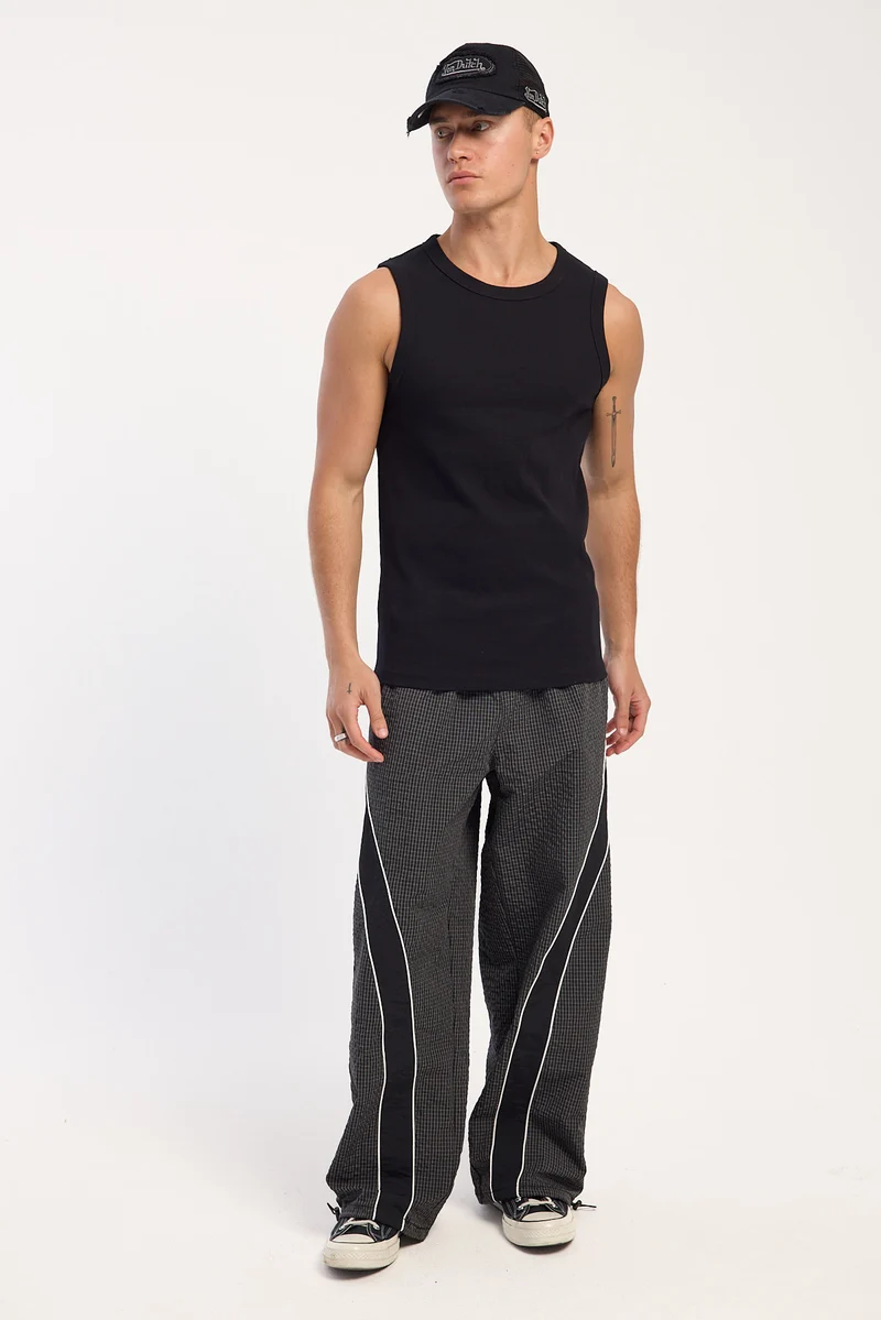Neovision Voltage Baggy Trackpant Black Check