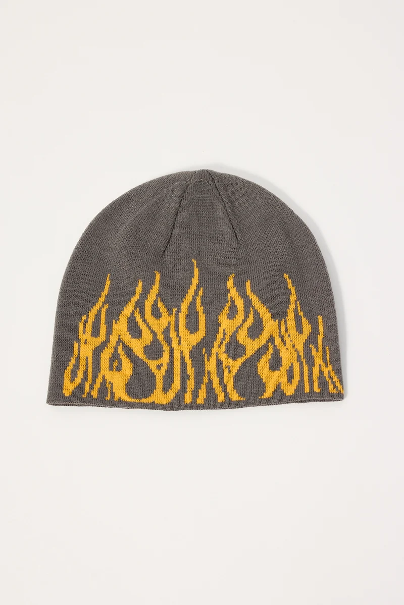 Neovision Twin Turbo Skull Cap Beanie Charcoal