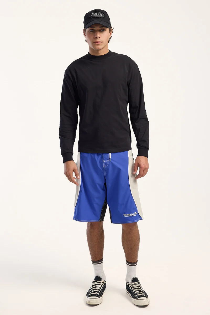 Worship Spacer Boardshort Blue/Black