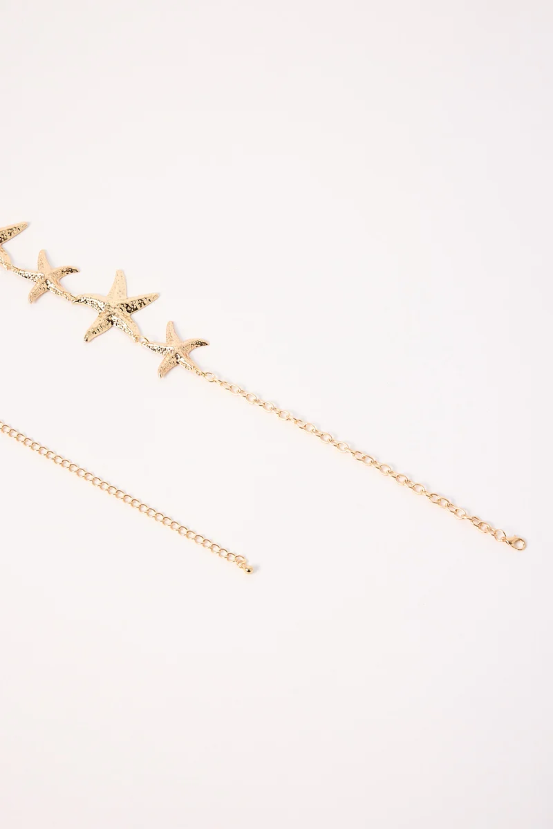 Token Starfish Chain Belt Gold