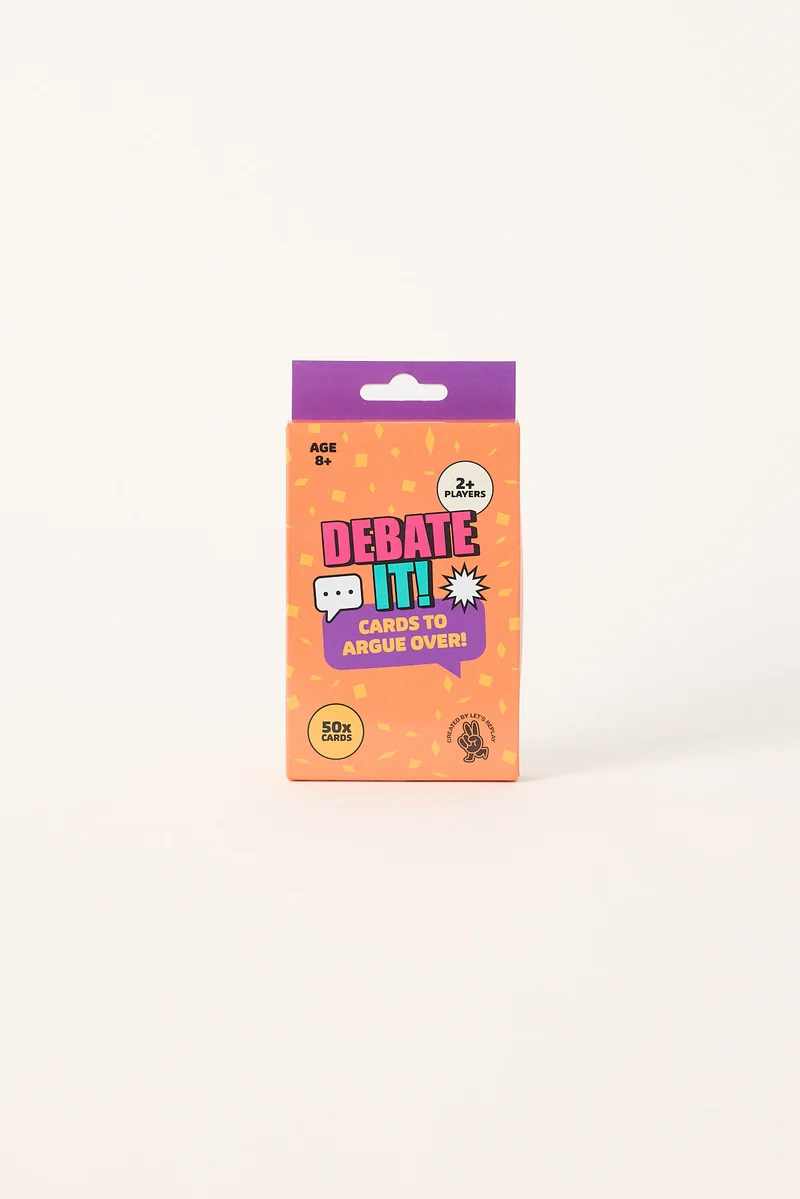 William Valentine Debate It Mini Card Game Multi