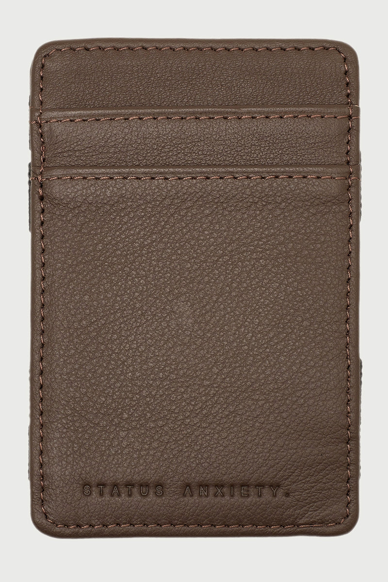Status Anxiety Flip Wallet Chocolate