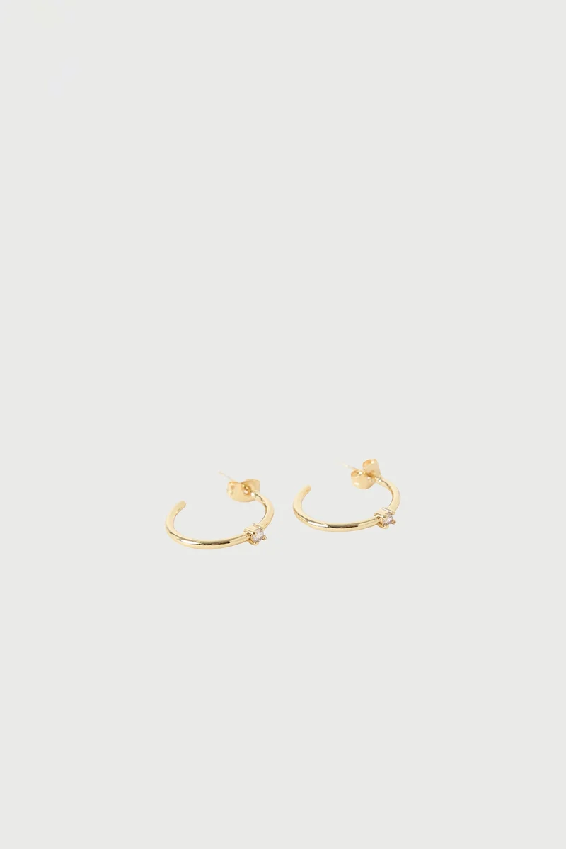 Perfect Stranger Blossom Hoop Earring 18K Gold Plated