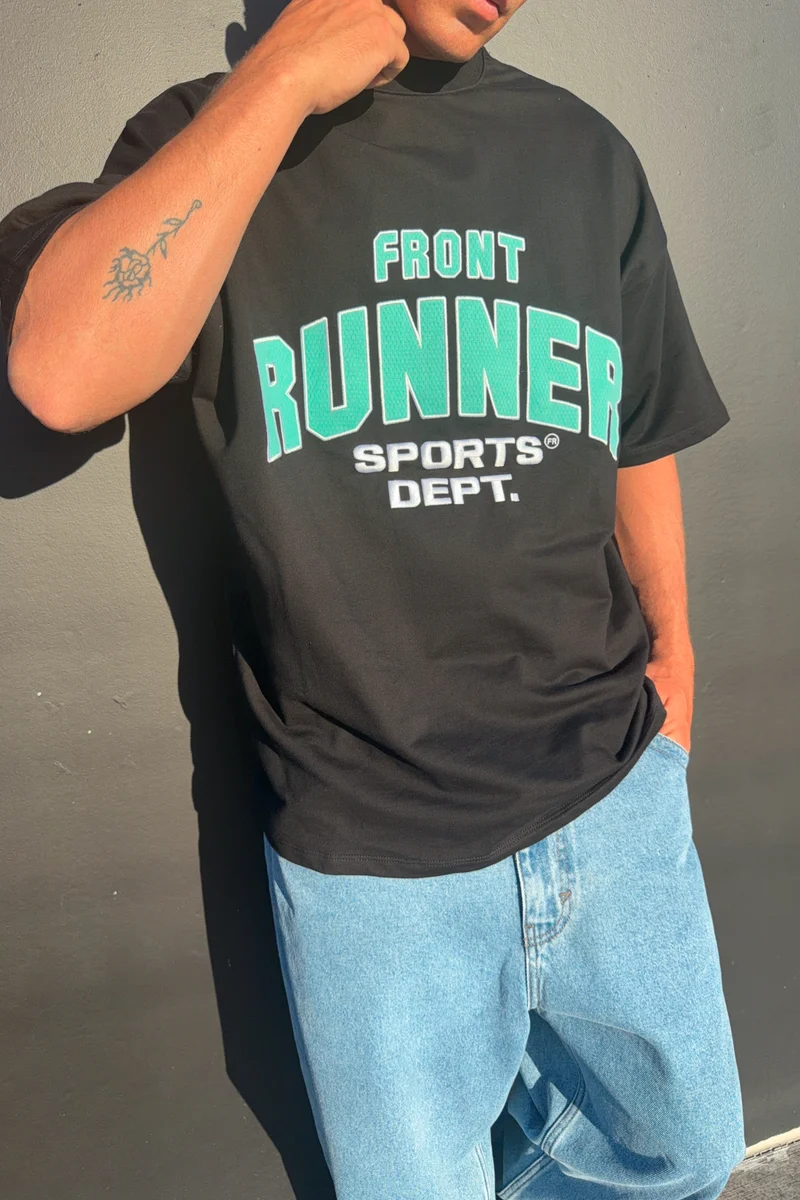 Front Runner Sports Dept Tee Black Tiffany