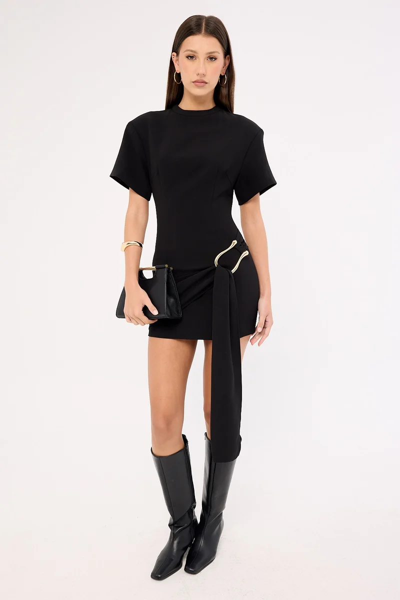 Lioness Martini Mini Dress Onyx