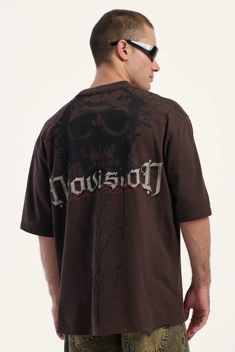 Neovision Vendetta Street Super Heavy Tee Coffee Brown