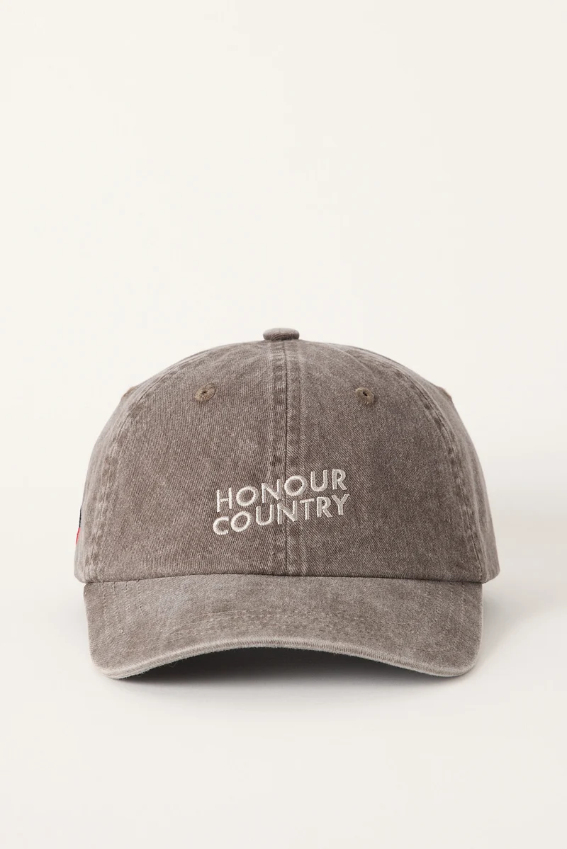 Clothing The Gaps Honour Country Cap Washed Brown