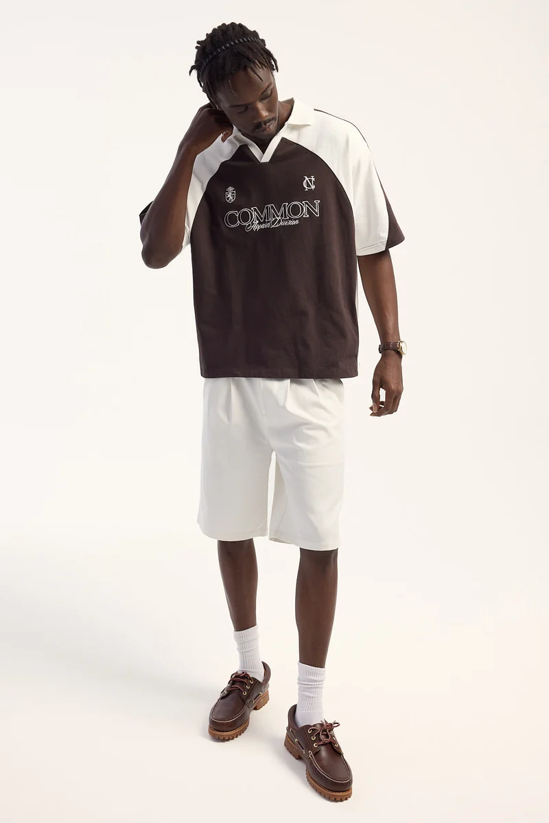 Common Need Beaumont Baggy Tailored Short Off White