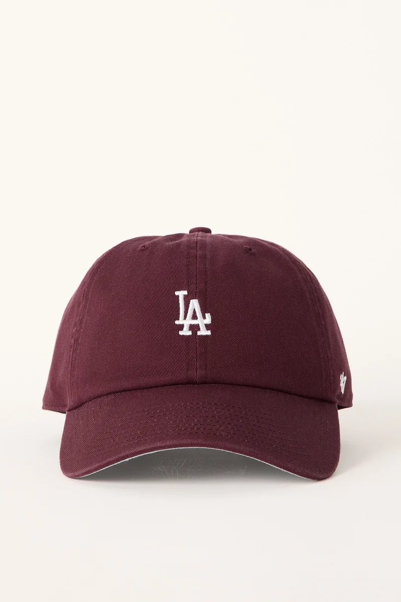 47 Brand Well Worn Winter 47 Clean Up Baserunner Los Angeles Dod Dark Maroon