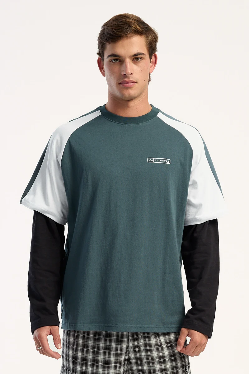 Rusty Dodger Tee Deep Teal Deep Teal
