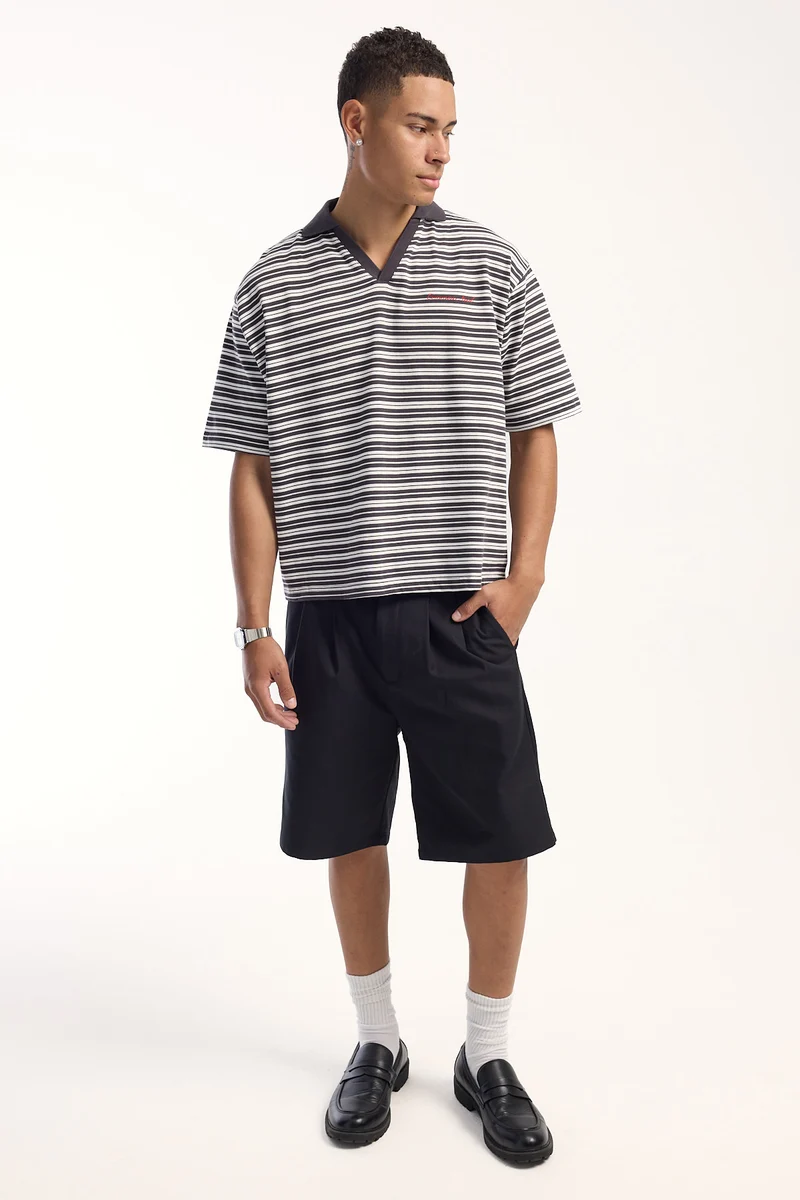 Common Need Beaumont Baggy Tailored Short Black