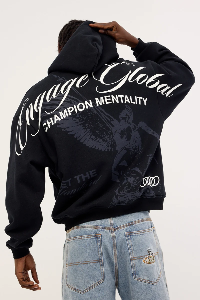 Engage Set The Standard Hoodie Black