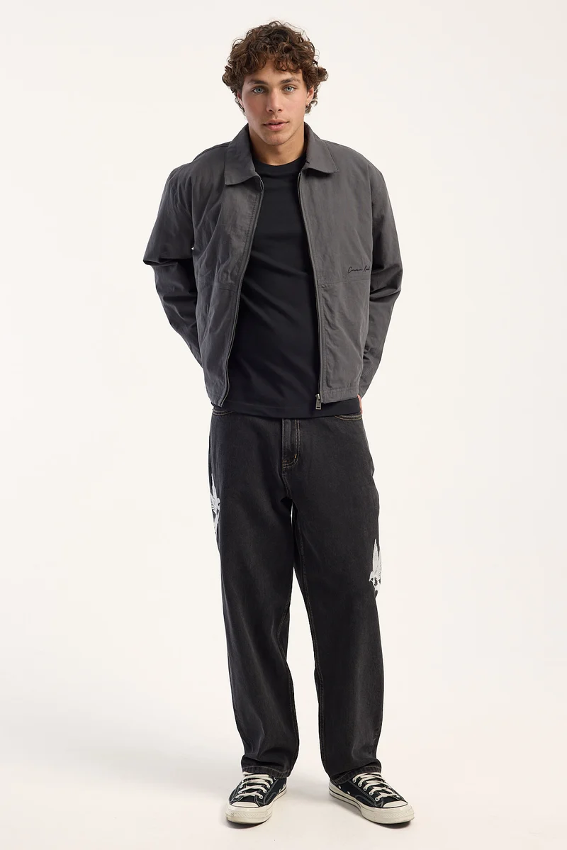 Common Need Swallows Concord Baggy Jean Storm Black