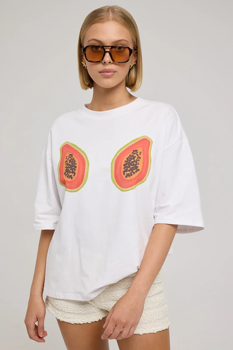 Sndys The Label Mai Tai T-Shirt Papaya