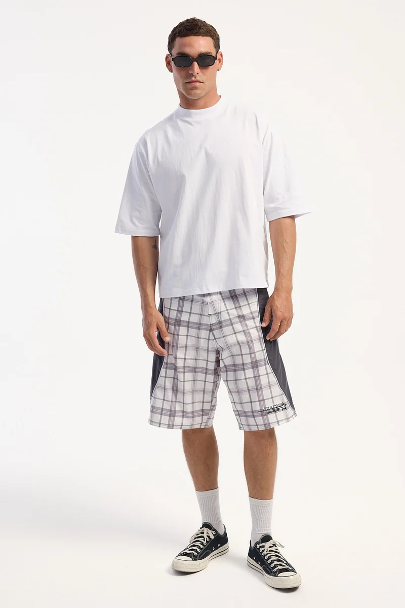 Worship Northwall Boardshort White/Black