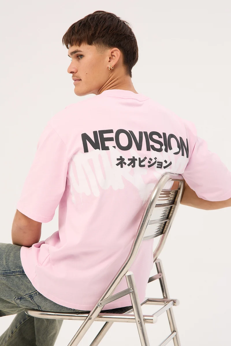 Neovision Misfit Street Super Heavy Tee Candy Pink