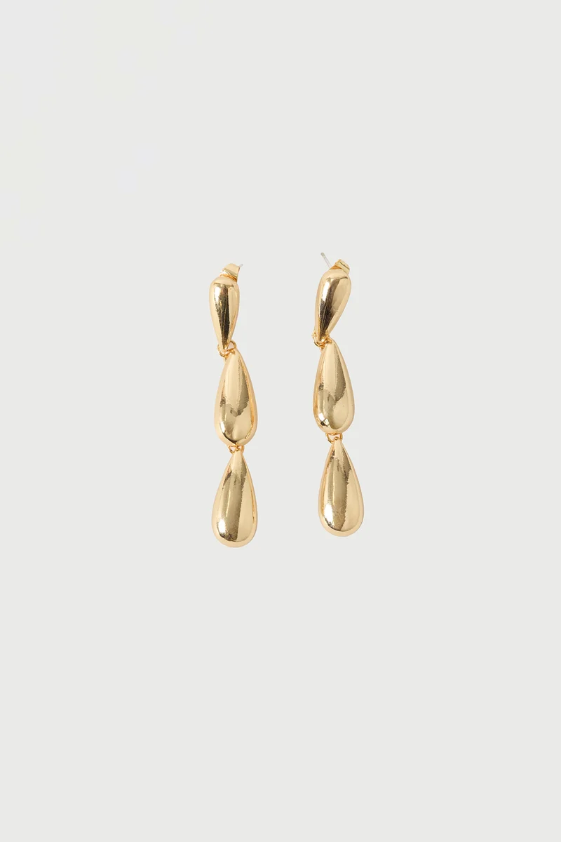 Perfect Stranger Alora Drop Earrings 18k Gold Plated
