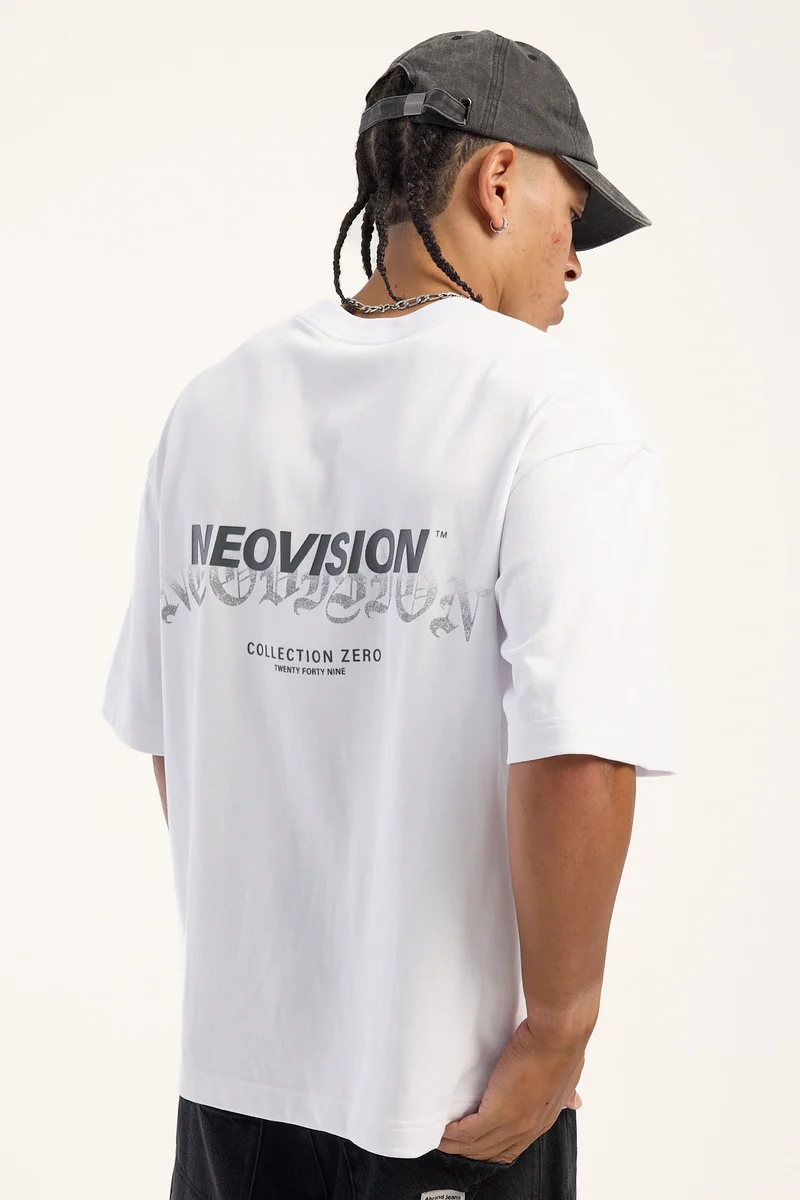 Neovision Static Fade Urban Super Heavy Tee White