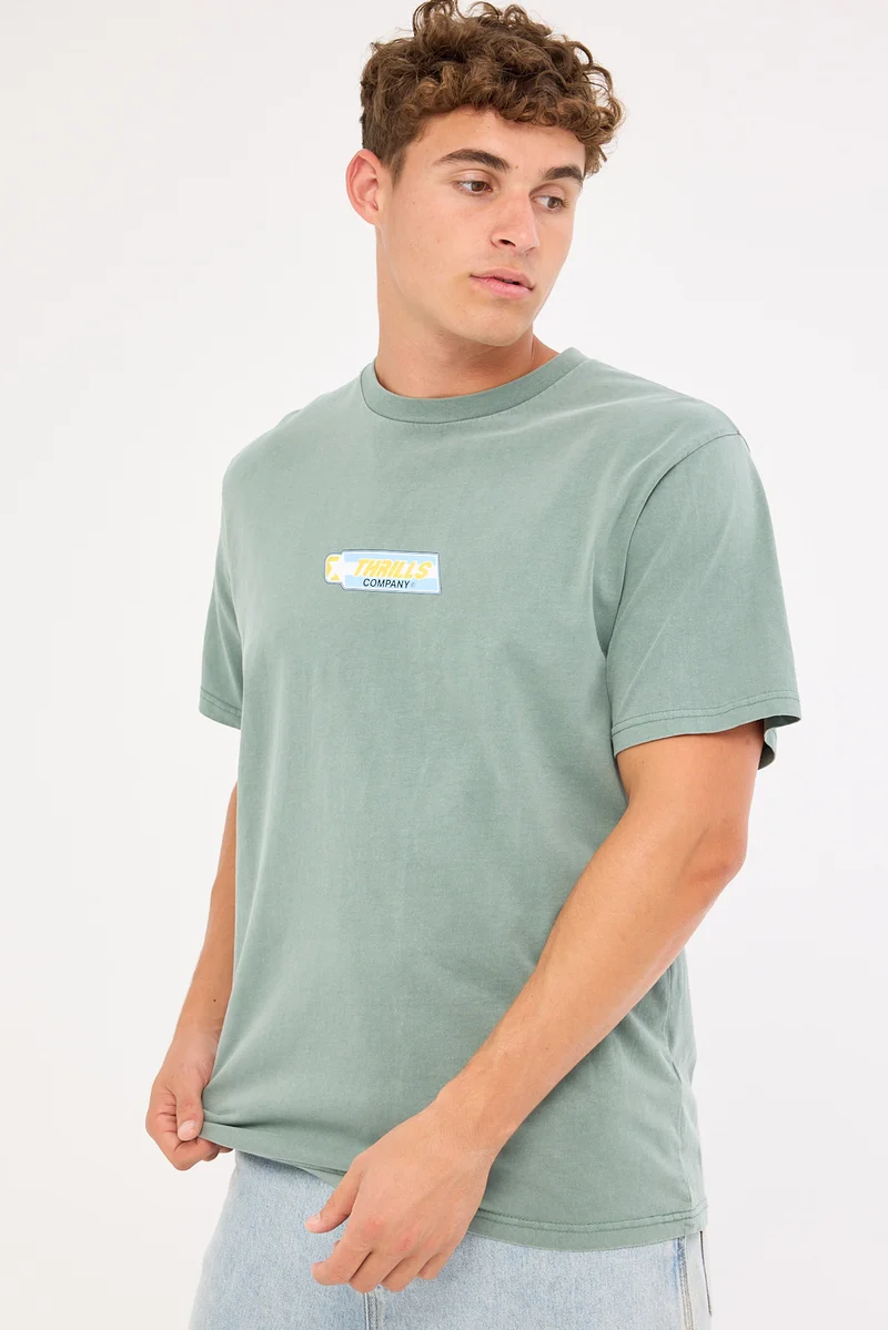 Thrills Starpower Merch Fit Tee Chinois Green