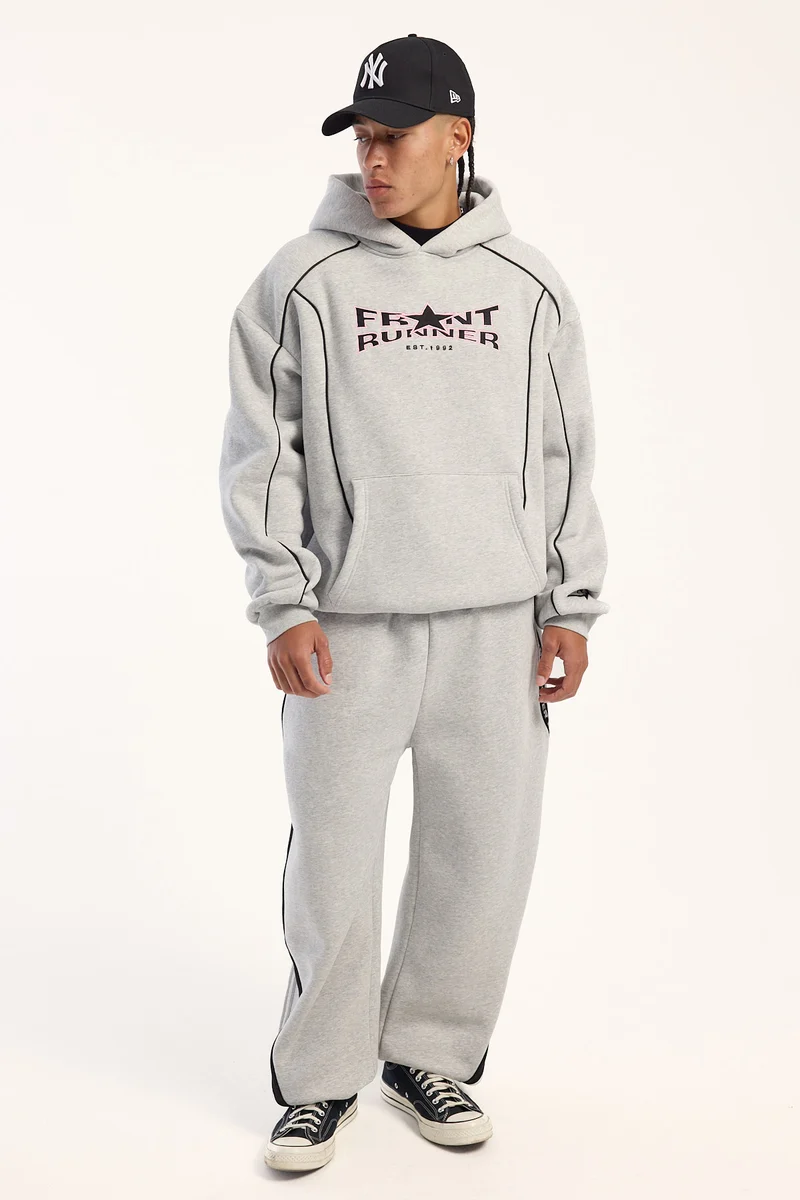 Front Runner FR Sports Stripe Barrel Pants Grey Marle