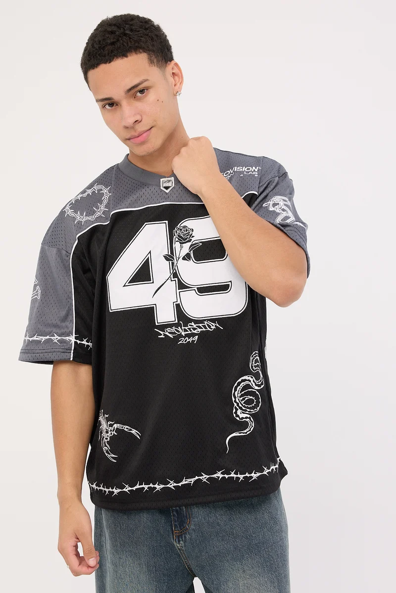 Neovision Flash V Neck Jersey Black