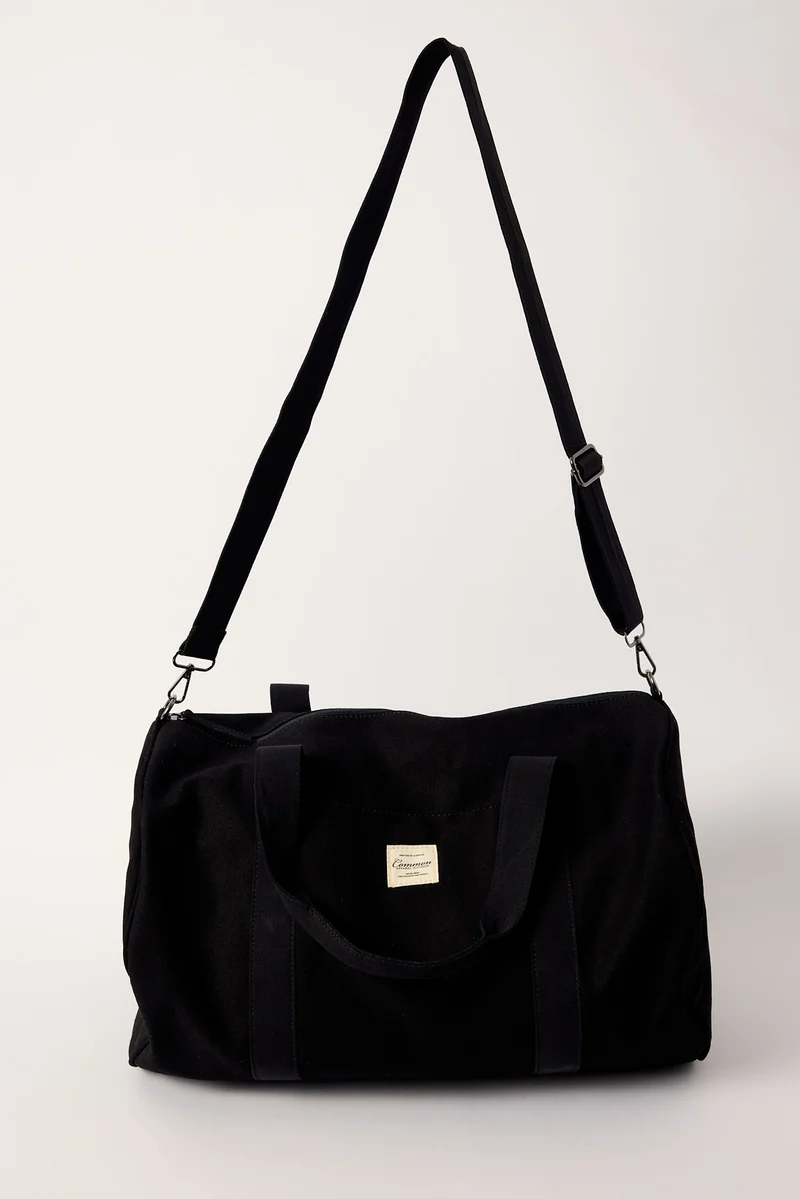 Common Need Mode Duffle Bag Washed Black
