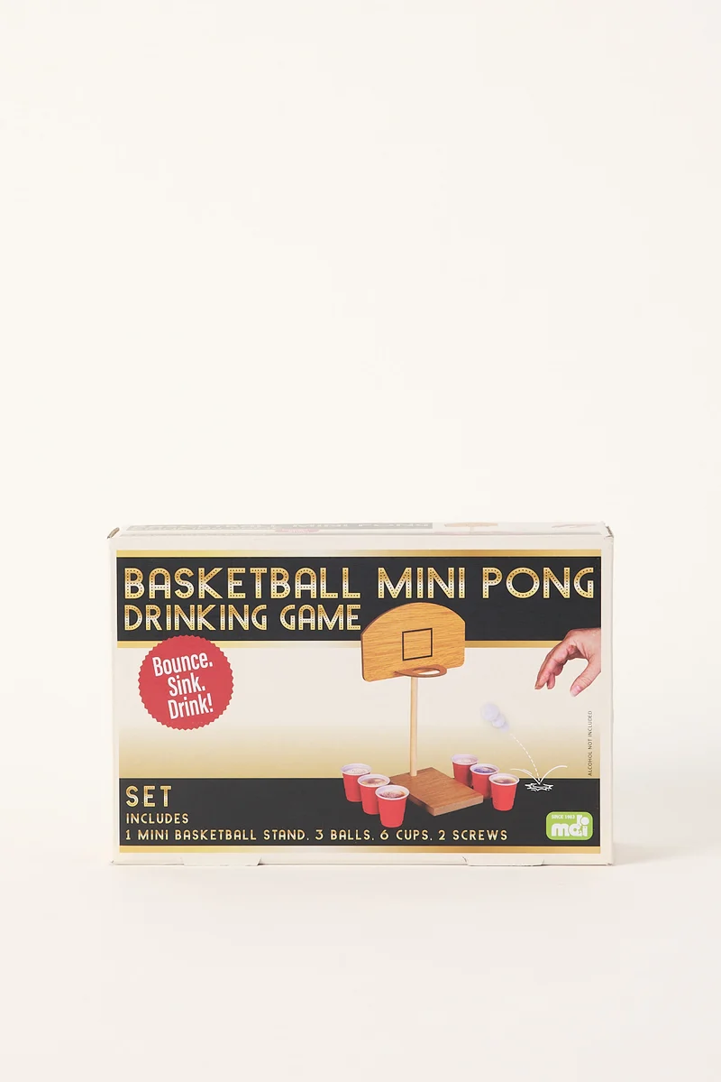 Mdi Basketball Mini Pong Drinking Game Multi