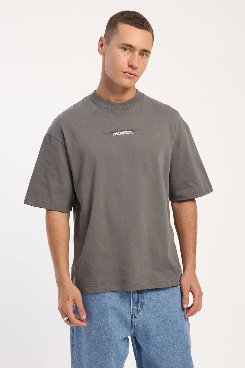 Neovision Deadscript Urban Super Heavy Tee Smoke Grey