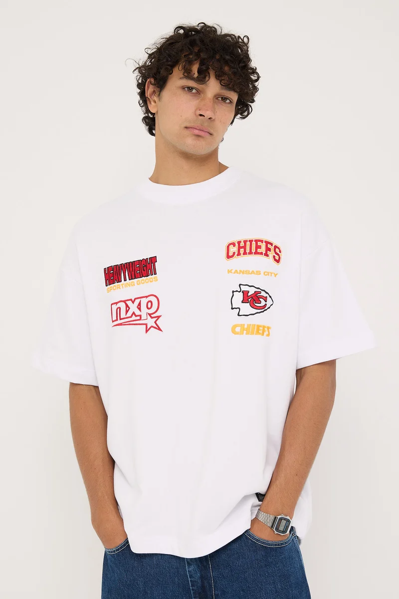 Nena & Pasadena KC-Chiefs Surround Tee White