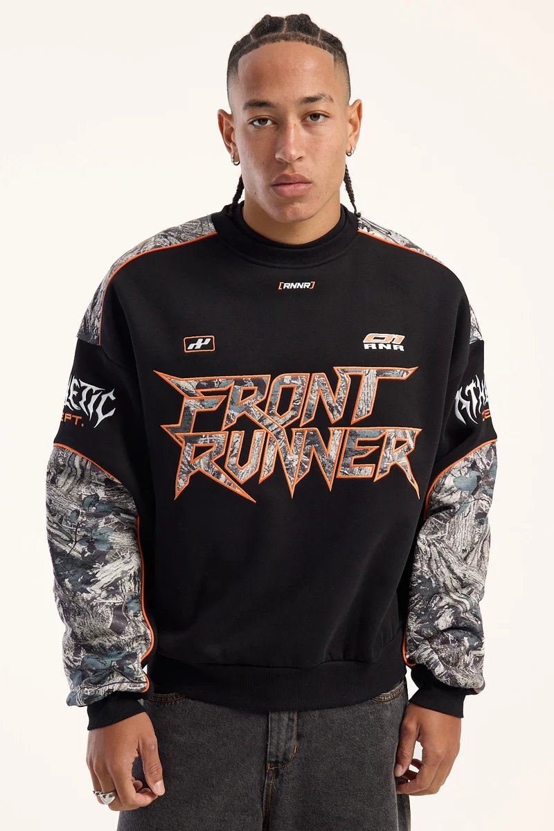 Front Runner Revline Camo Panel Crew Black Camo