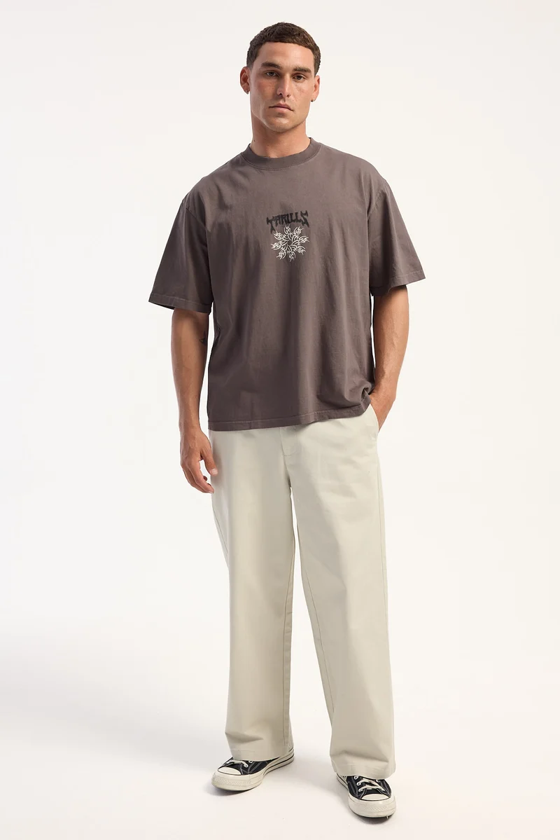Worship Baggy Core Pant Stone Khaki