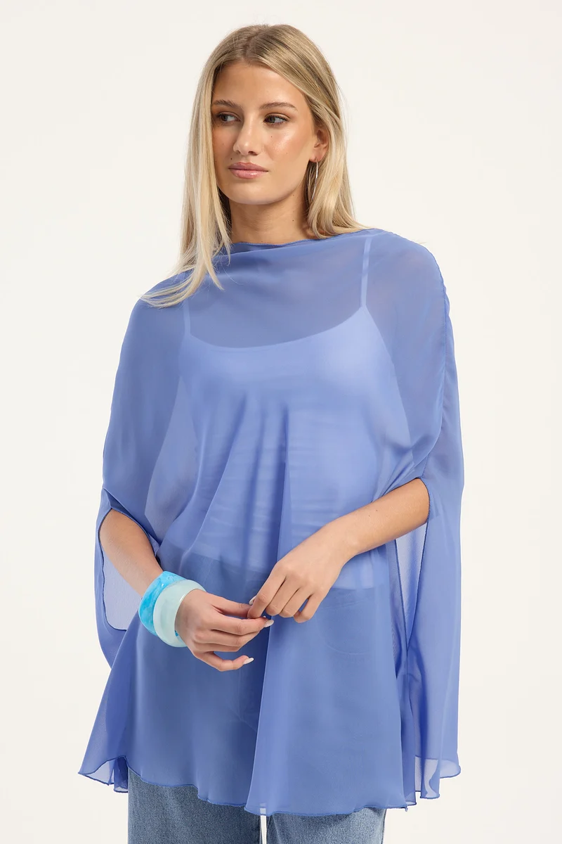 Lioness Aura Poncho Persian Jewel